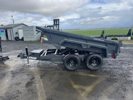 New 2026 LAMAR TRAILERS 60" x 10' DS23 Tandem Axle 7K Dump Trailer 18"SIDES