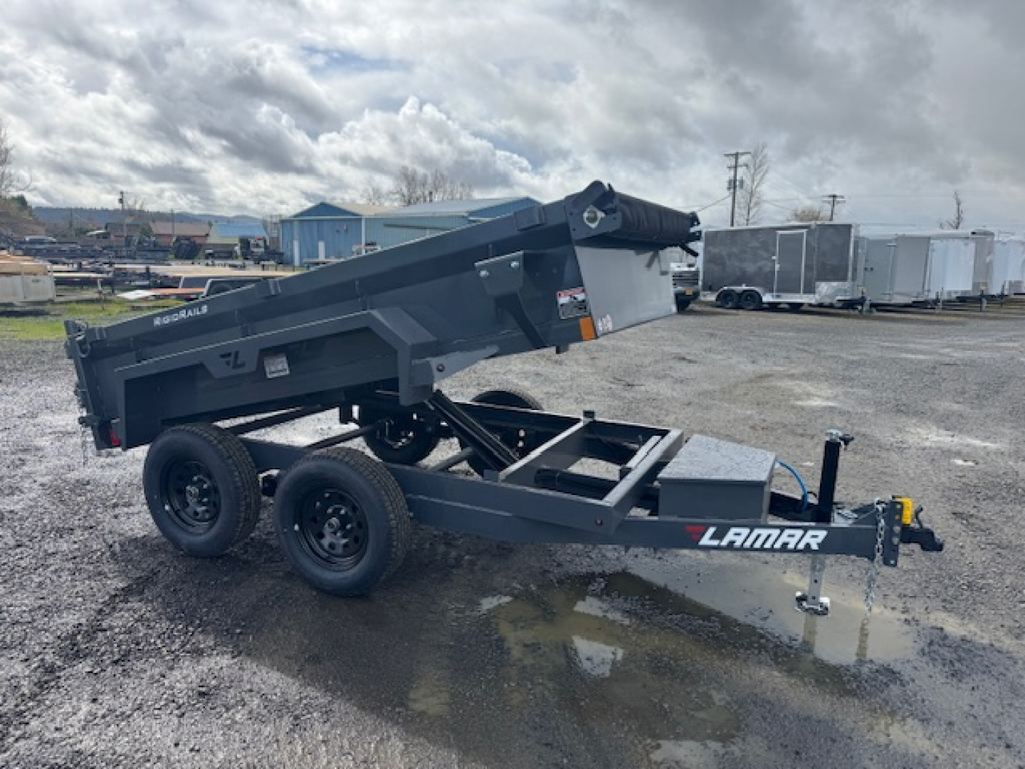 New 2026 LAMAR TRAILERS 60" x 10' DS23 Tandem Axle 7K Dump Trailer 18" SIDES