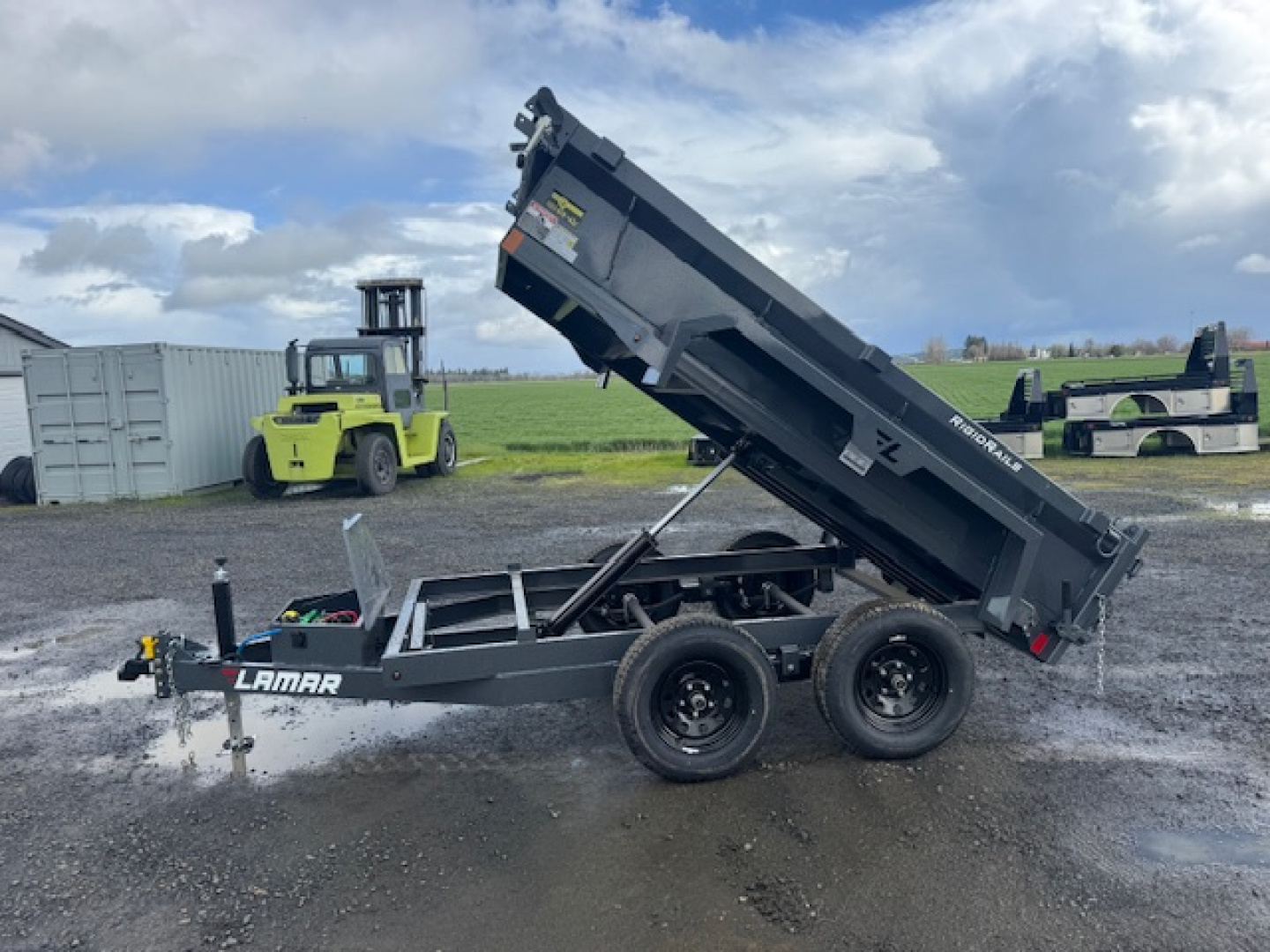 New 2026 LAMAR TRAILERS 60" x 10' DS23 Tandem Axle 7K Dump Trailer 18" SIDES