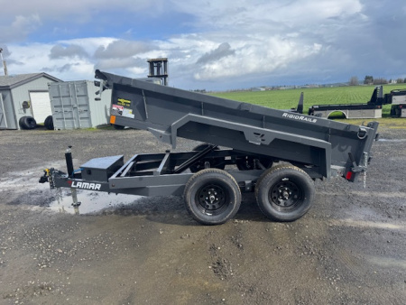 New 2026 LAMAR TRAILERS 60" x 10' DS23 Tandem Axle 7K Dump Trailer 18" SIDES