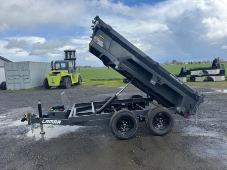 New 2026 LAMAR TRAILERS 60" x 10' DS23 Tandem Axle 7K Dump Trailer 18" SIDES