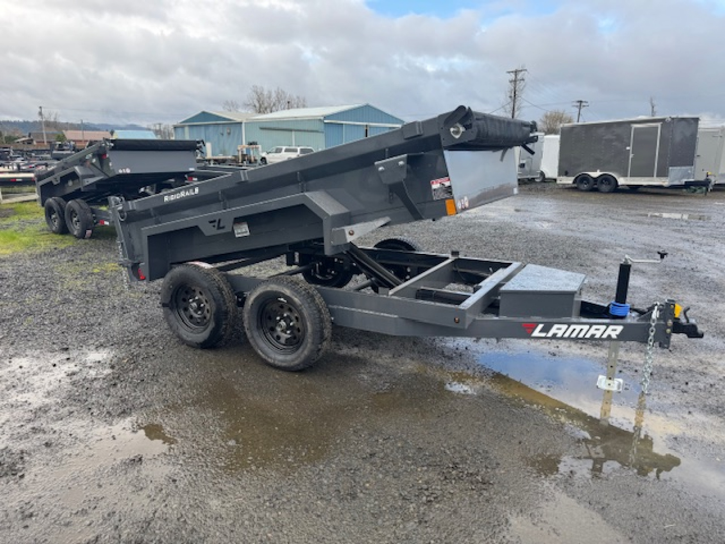 New 2026 LAMAR TRAILERS 60" x 10' DS23 Tandem Axle 7K Dump Trailer 18" SIDES