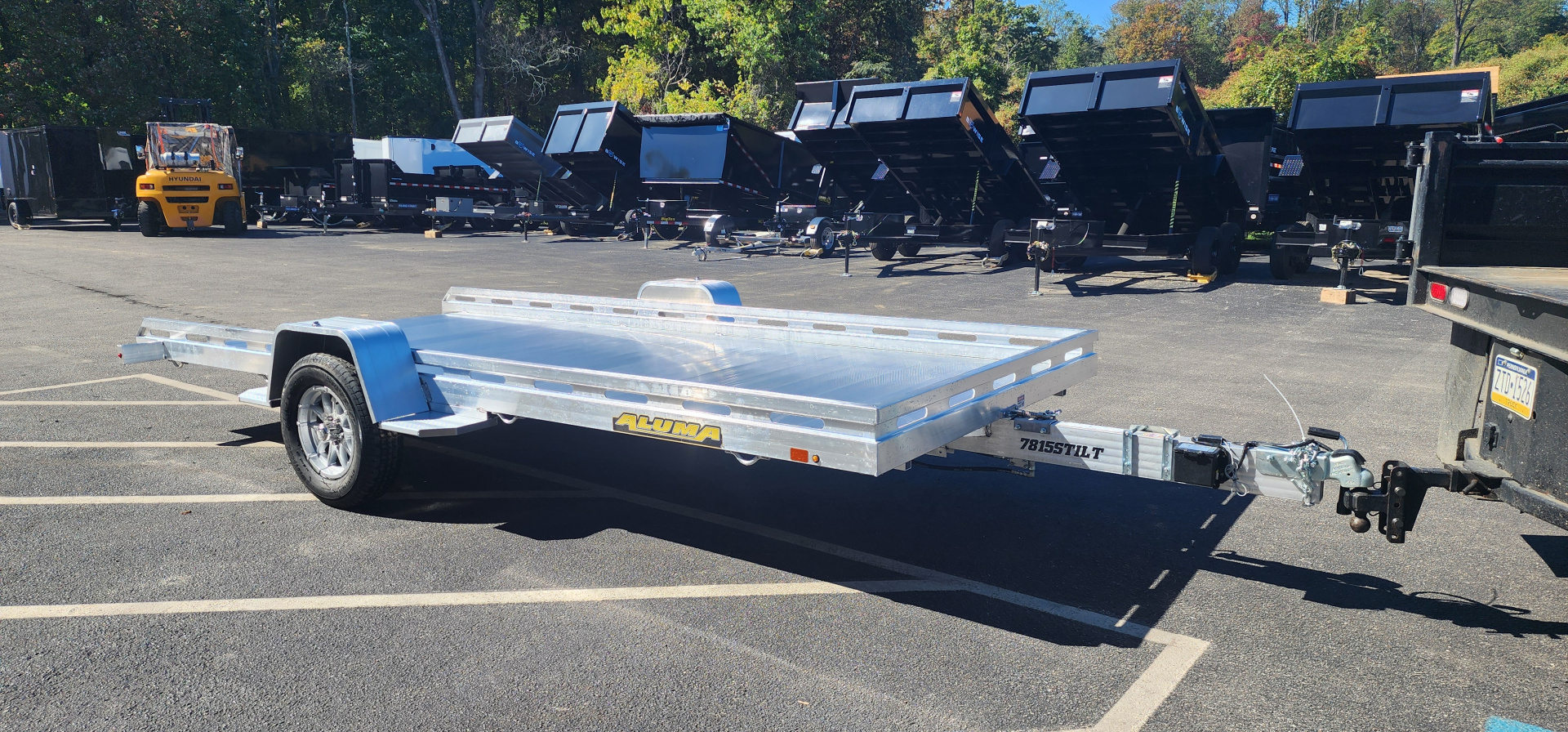 New 6' 6 x 15 Aluma 7815 Tilt Utility Trailer 4.25k