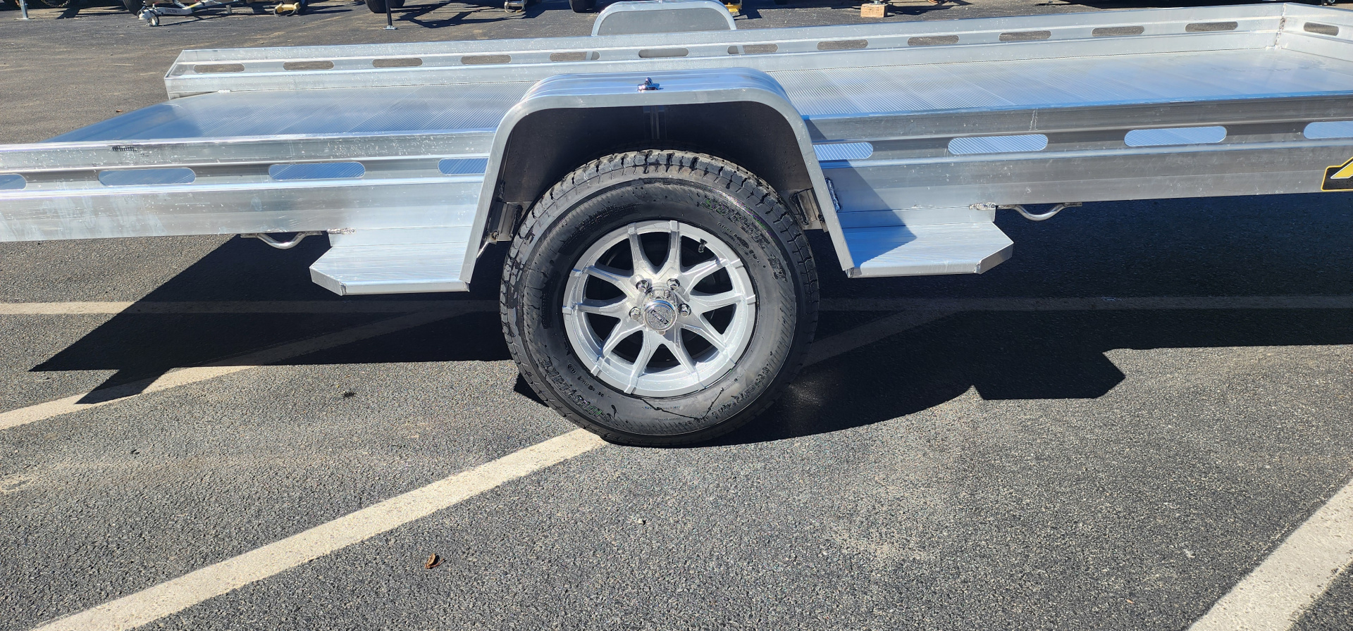 New 6' 6 x 15 Aluma 7815 Tilt Utility Trailer 4.25k