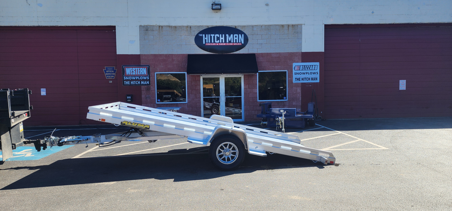 New 6' 6 x 15 Aluma 7815 Tilt Utility Trailer 4.25k