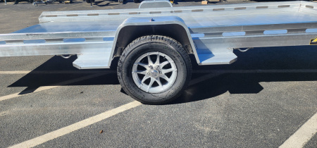 New 6' 6 x 15 Aluma 7815 Tilt Utility Trailer 4.25k