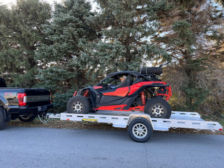 New 6' 6 x 15 Aluma 7815 Tilt Utility Trailer 4.25k