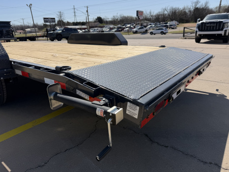 New #148789 2026 LAMAR H6 22 X 83 TANDEM AXLE 14K EQUIPMENT HAULER W/ SLIDE IN RAMPS