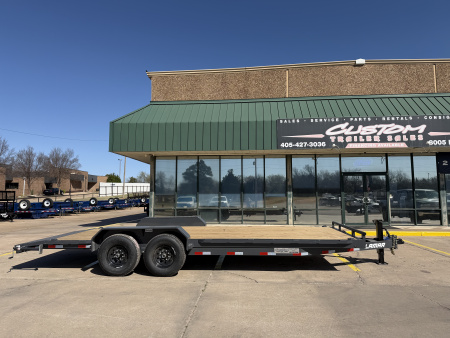 New #148136 2026 LAMAR H6 22 X 83 TANDEM AXLE 14K EQUIPMENT HAULER W/ SLIDE IN RAMPS