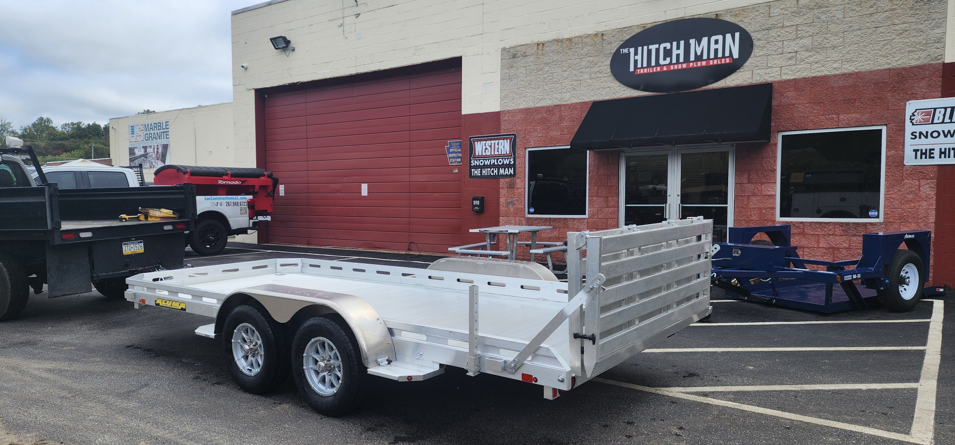 New 6' 6 x 16 Aluma 7816 Car / Racing Trailer 7k