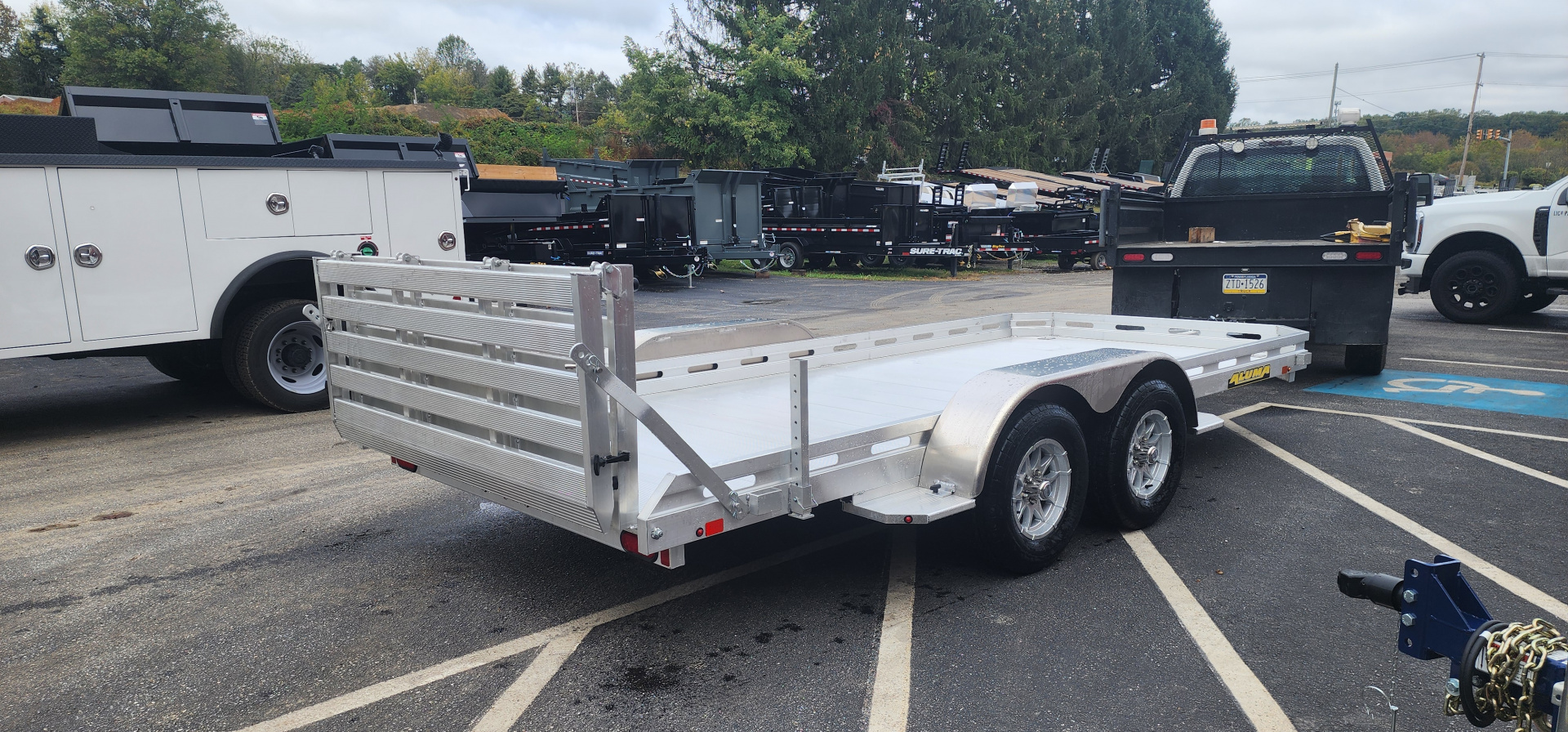 New 6' 6 x 16 Aluma 7816 Car / Racing Trailer 7k