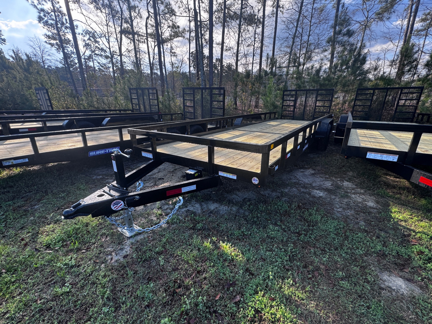 New 2026 Sure-Trac 7'X24' TUBE TOP UTILITY 10K Trailer