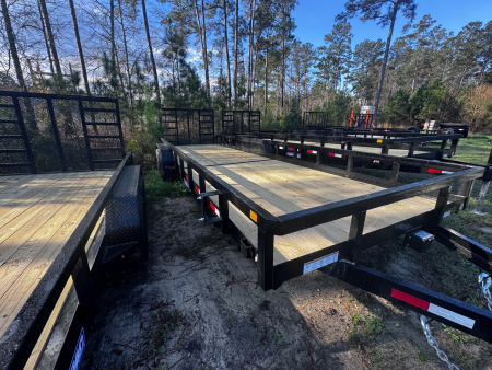 New 2026 Sure-Trac 7'X24' TUBE TOP UTILITY 10K Trailer