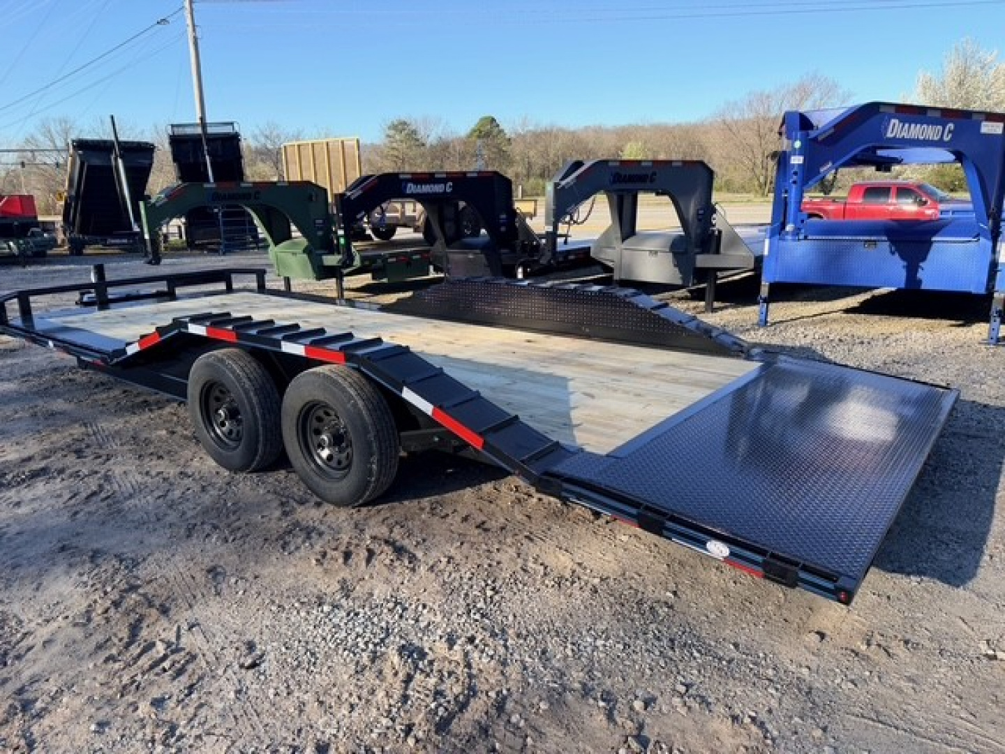New 2026 Bellwether MFG 12K 22' Car Hauler Power Tilt 102" Wide Car Hauler
