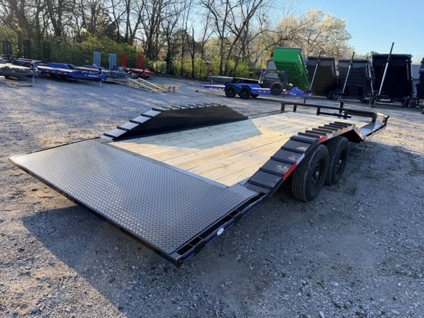New 2026 Bellwether MFG 12K 22' Car Hauler Power Tilt 102" Wide Car Hauler