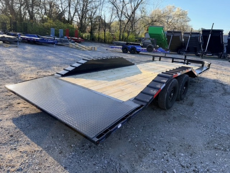 New 2026 Bellwether MFG 12K 22' Car Hauler Power Tilt 102" Wide Car Hauler