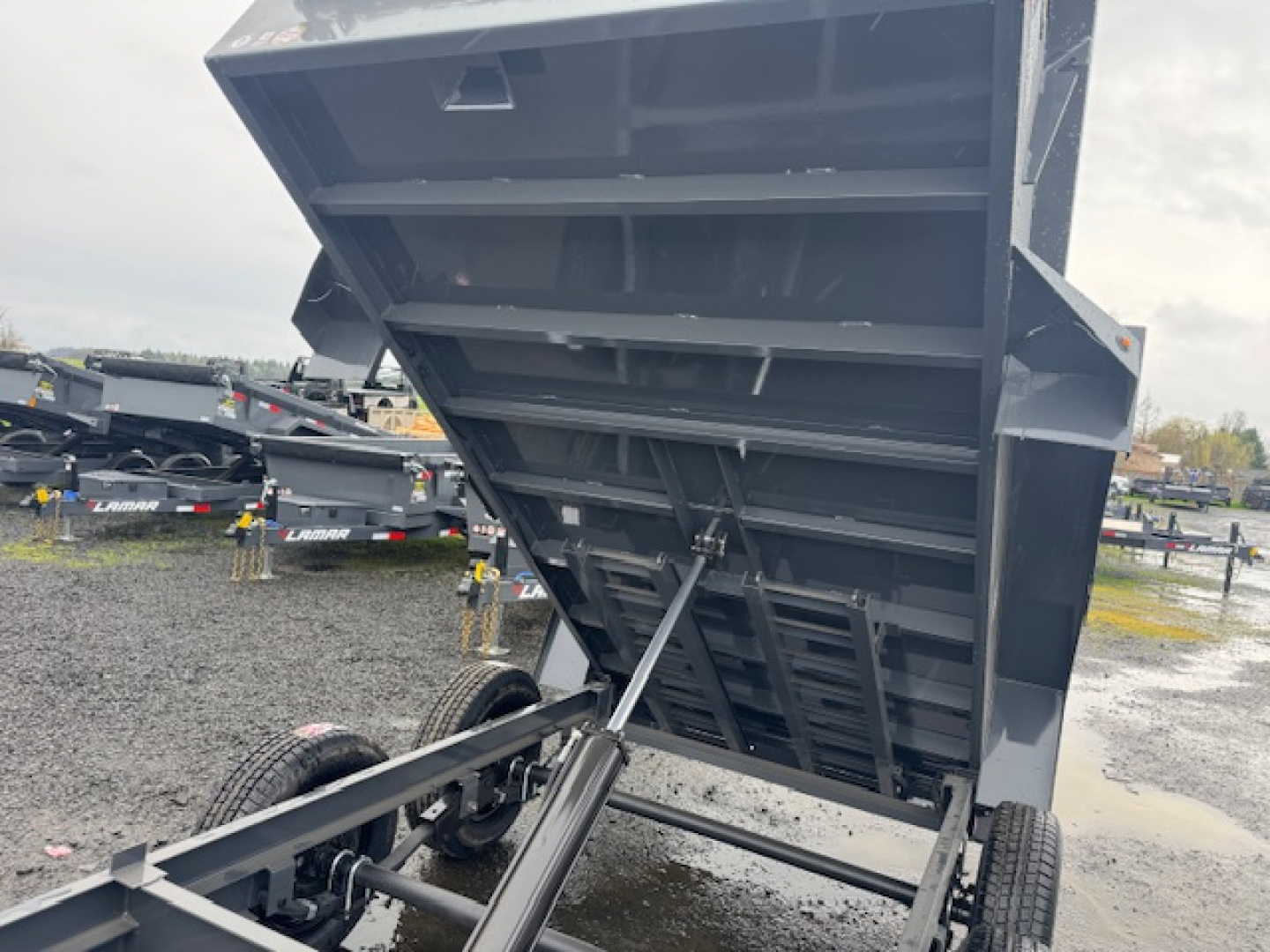 New 2026 LAMAR TRAILERS 60" x 10' DS23 Tandem Axle 7K Dump Trailer 18" SIDES