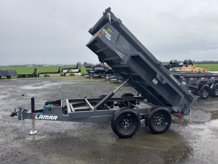 New 2026 LAMAR TRAILERS 60" x 10' DS23 Tandem Axle 7K Dump Trailer 18" SIDES