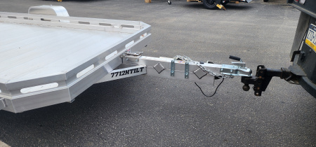 New 6.5' x 12' ALUMA 7712H TILT BED Aluminum Utility Trailer 3k