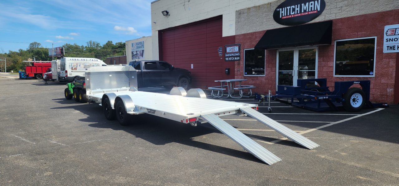 New 6' 9 x 20 Aluma 8220LP Exective Edition TILT Car / Racing Trailer 7k