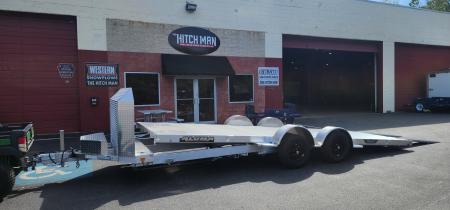 New 6' 9 x 20 Aluma 8220LP Executive Edition TILT Car / Racing Trailer 7k
