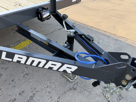 New #151518 2026 LAMAR UC 14 X 83 TANDEM AXLE SQUARE TUBE TOP 7K UTILITY W/ REAR RAMP GATE