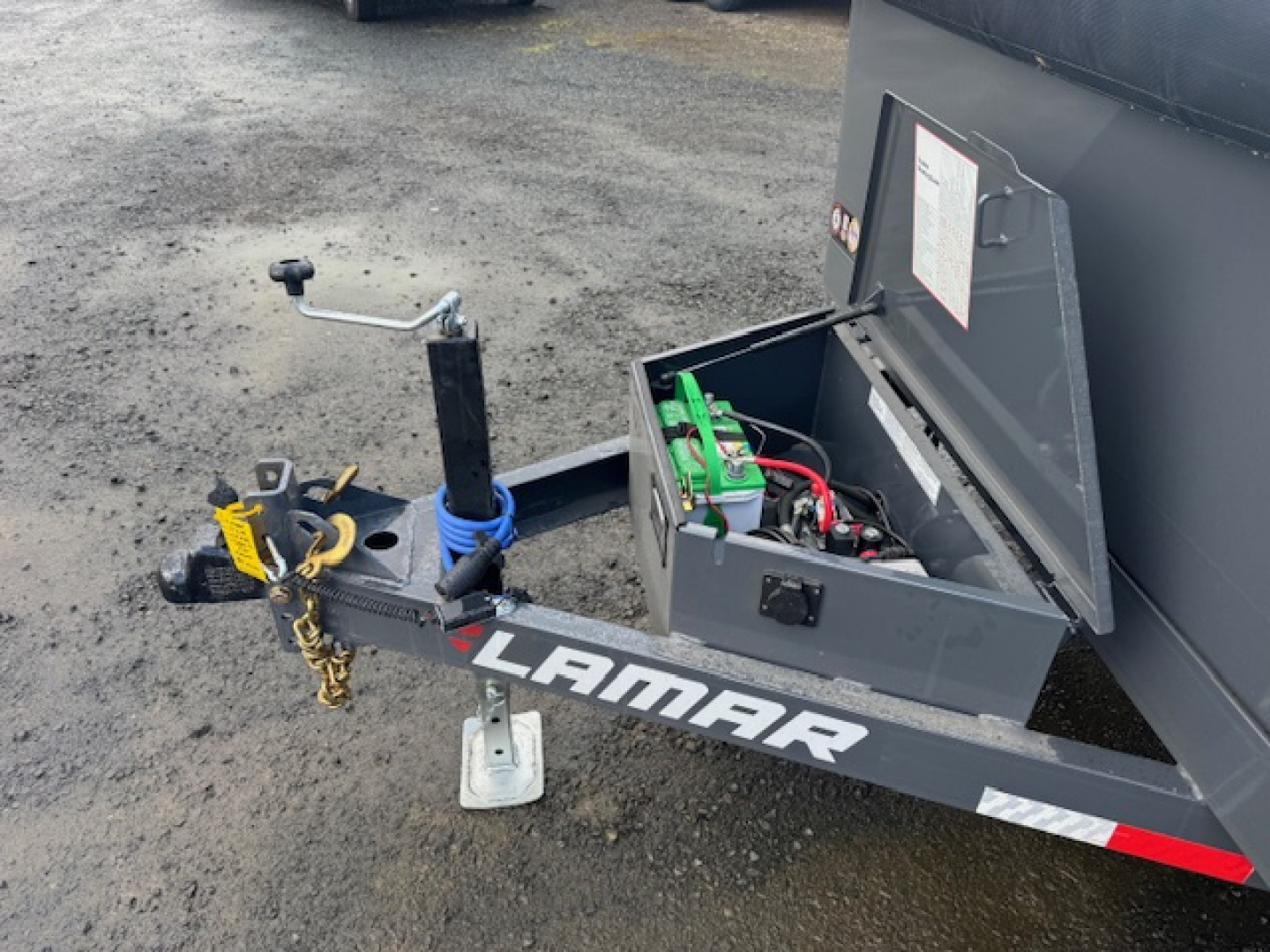 New 2026 LAMAR TRAILERS 77x12 10K DM25 Dump Trailer 24" SIDES