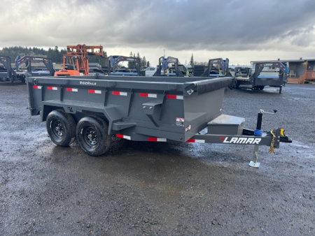 New 2026 LAMAR TRAILERS 77x12 10K DM25 Dump Trailer 24  SIDES