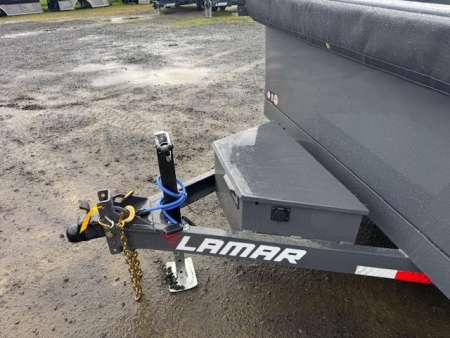 New 2026 LAMAR TRAILERS 77x12 10K DM25 Dump Trailer 24" SIDES