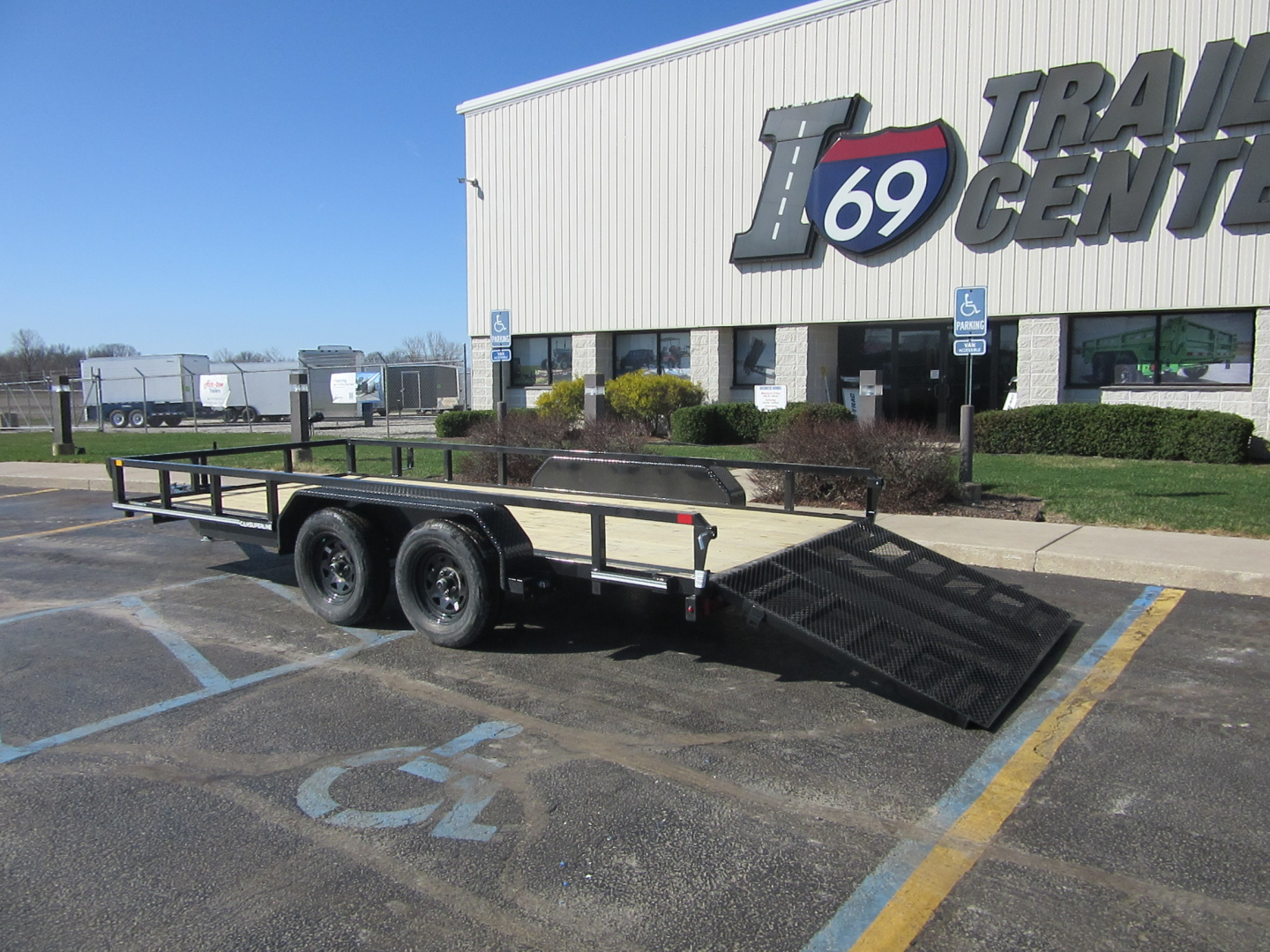 New 2026 Cam Superline 7 x 16 P-UTT8216-070 Utility Trailer 7K / Reinforced Ladder Gate