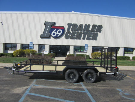 New 2026 Cam Superline 7 x 16 P-UTT8216-070 Utility Trailer 7K / Reinforced Ladder Gate