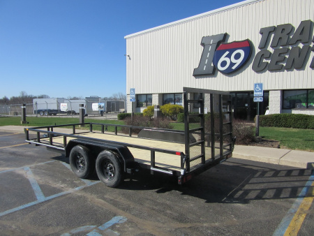 New 2026 Cam Superline 7 x 16 P-UTT8216-070 Utility Trailer 7K / Reinforced Ladder Gate