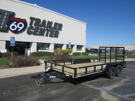 New 2026 Cam Superline 7 x 16 P-UTT8216-070 Utility Trailer 7K / Reinforced Ladder Gate