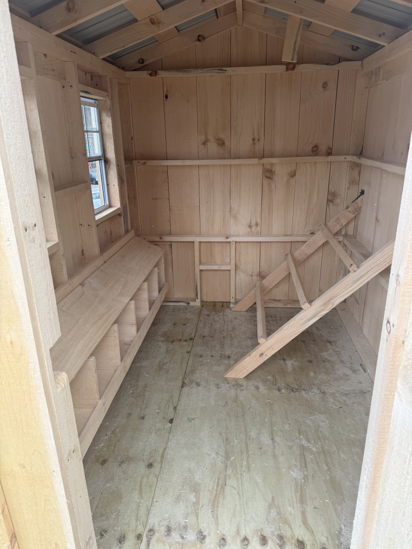 New 2026 Miller Mfg 6X16 CHICKEN COOP Animal Shelter