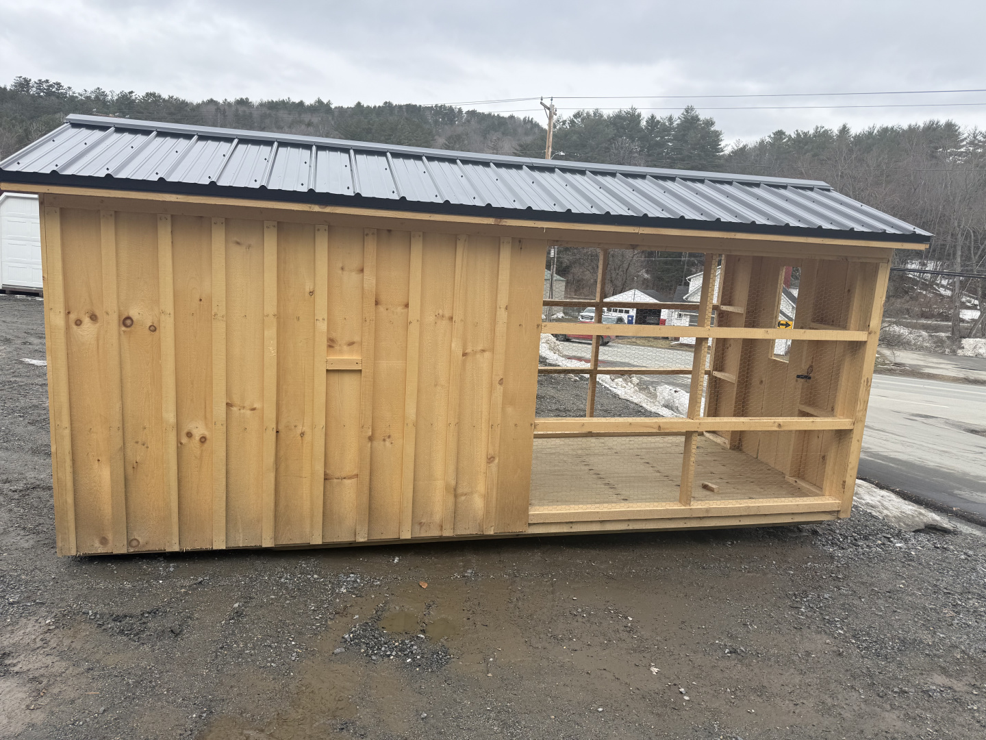 New 2026 Miller Mfg 6X16 CHICKEN COOP Animal Shelter