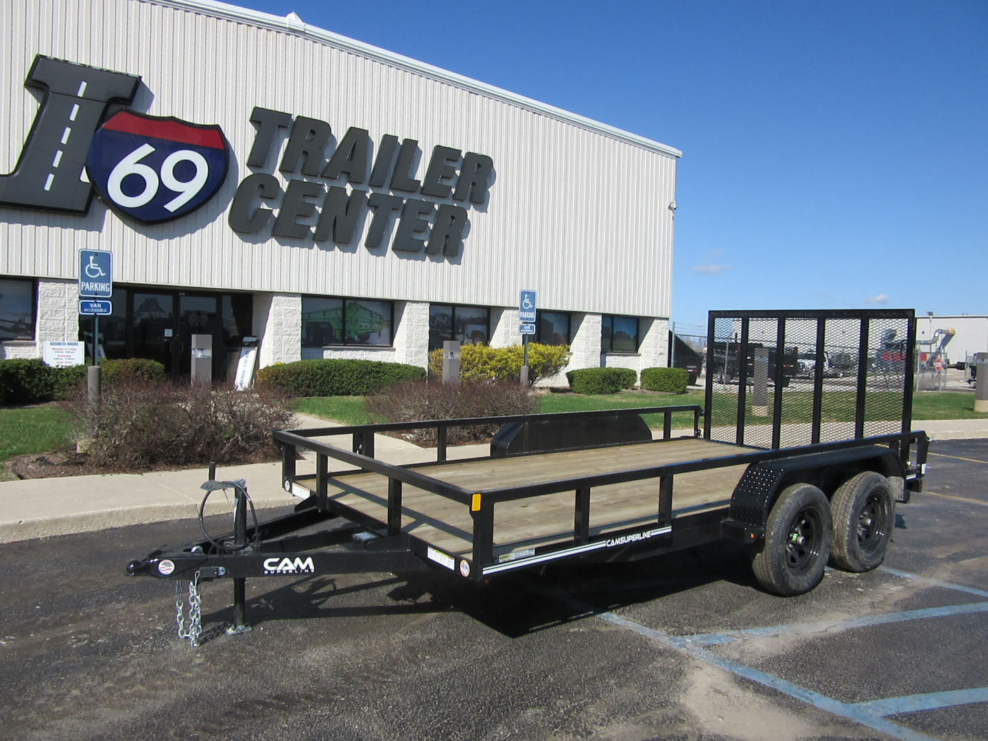 New 2026 Cam Superline 7 x 14 P-UTT8214-070 Utility Trailer 7K