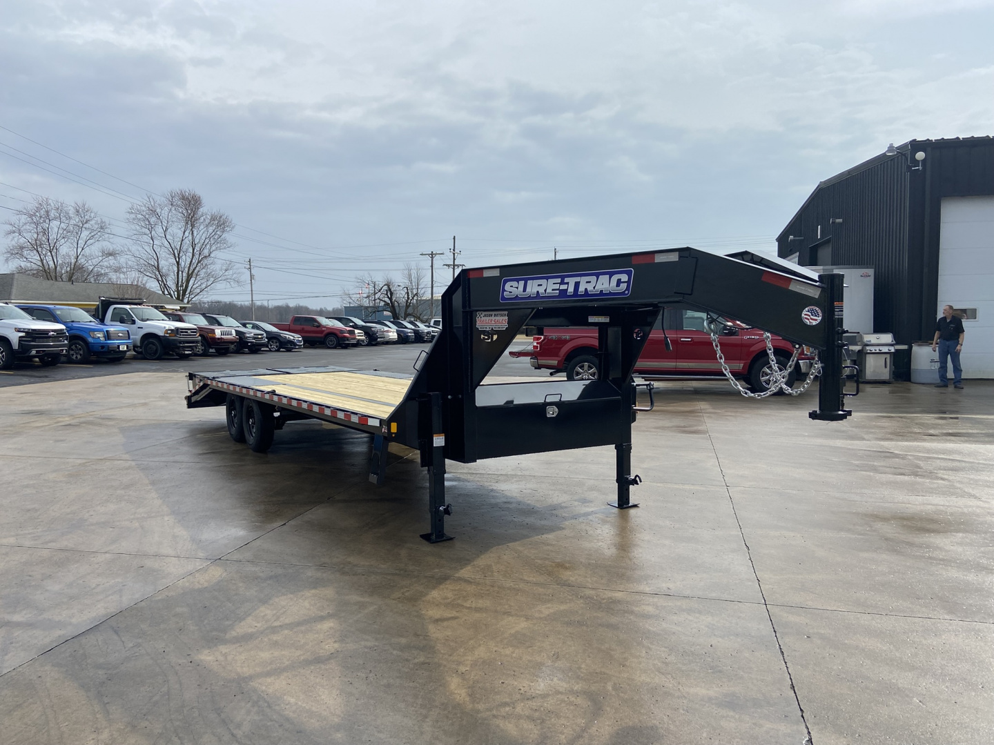 New Sure-Trac 8.5X25 20+5 Equipment Trailer