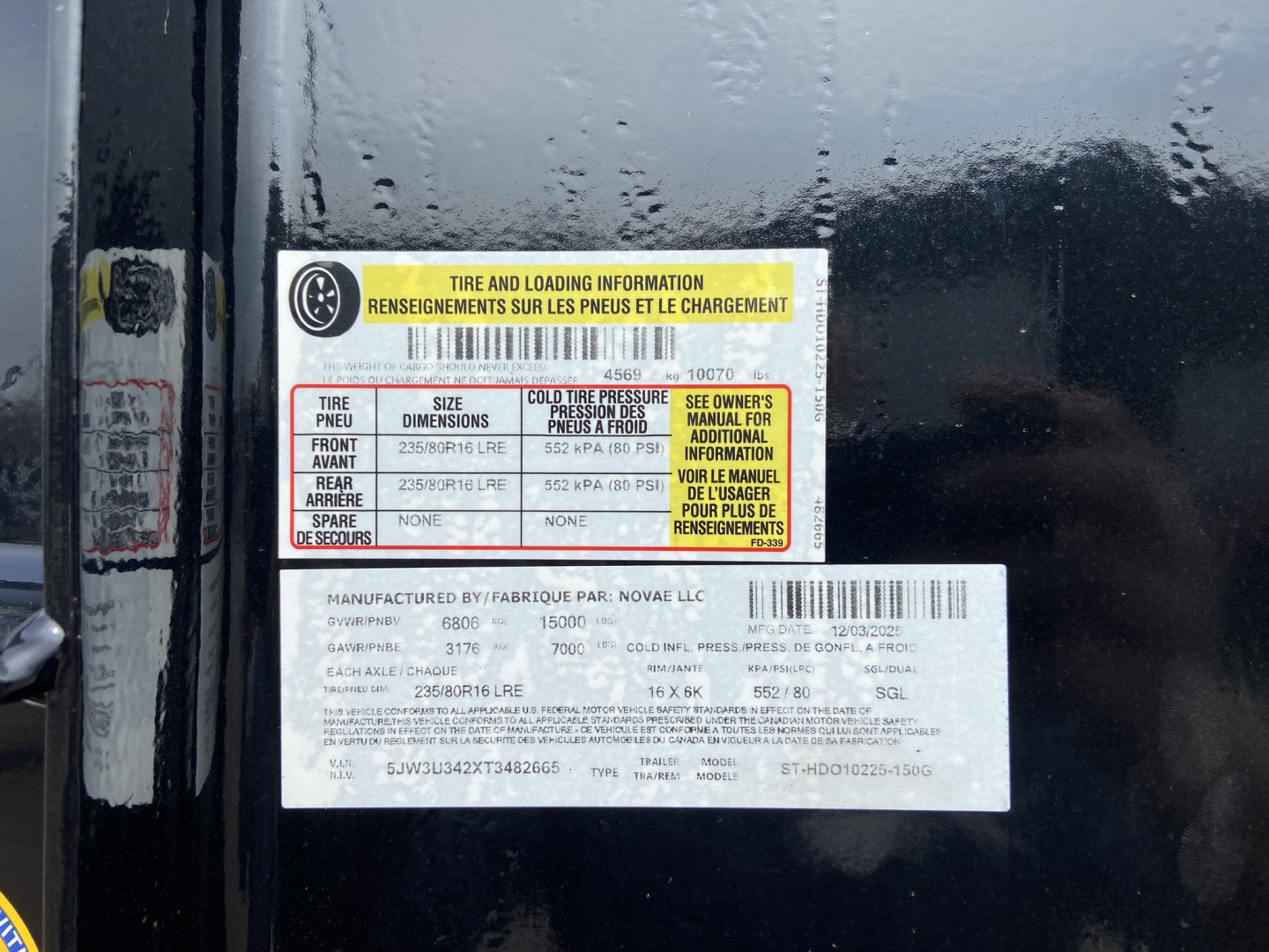 New Sure-Trac 8.5X25 20+5 Equipment Trailer