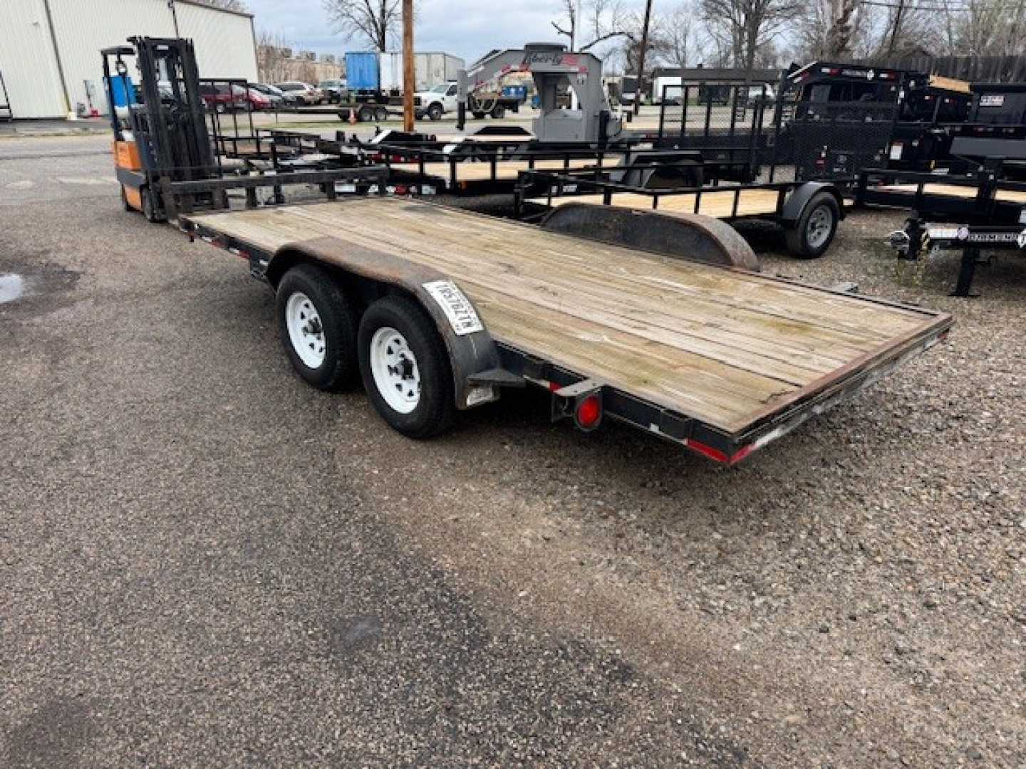Used USED 2019 Wesco 16' 7K Utility Trailer