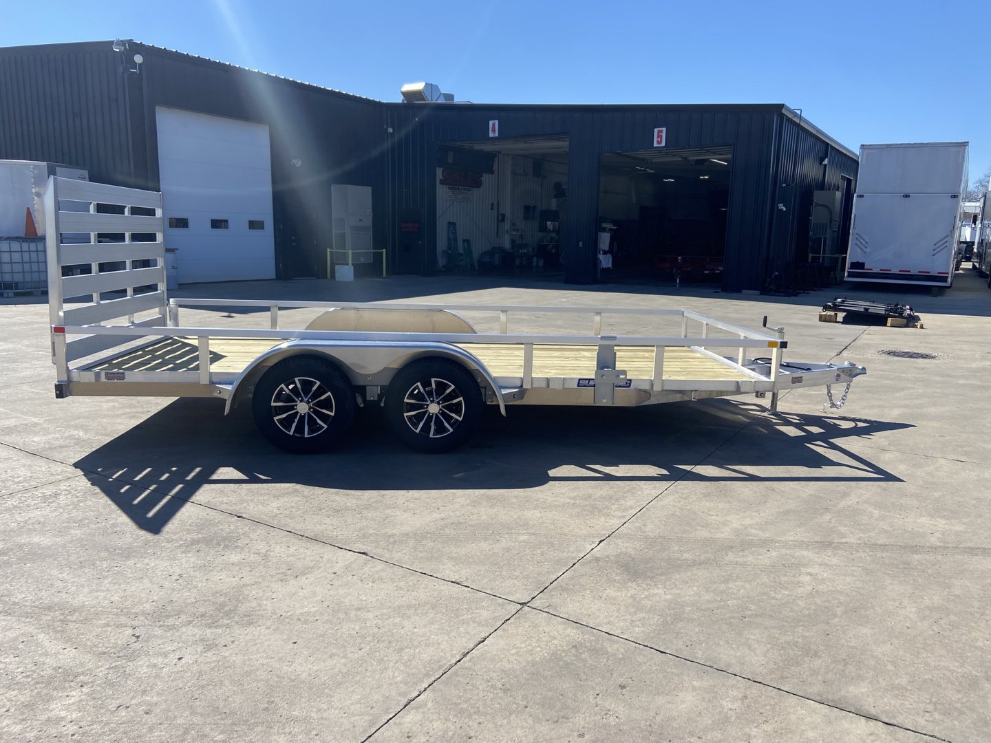 New Sure-Trac 7X16 ALUM TUBE Top Utility Trailer