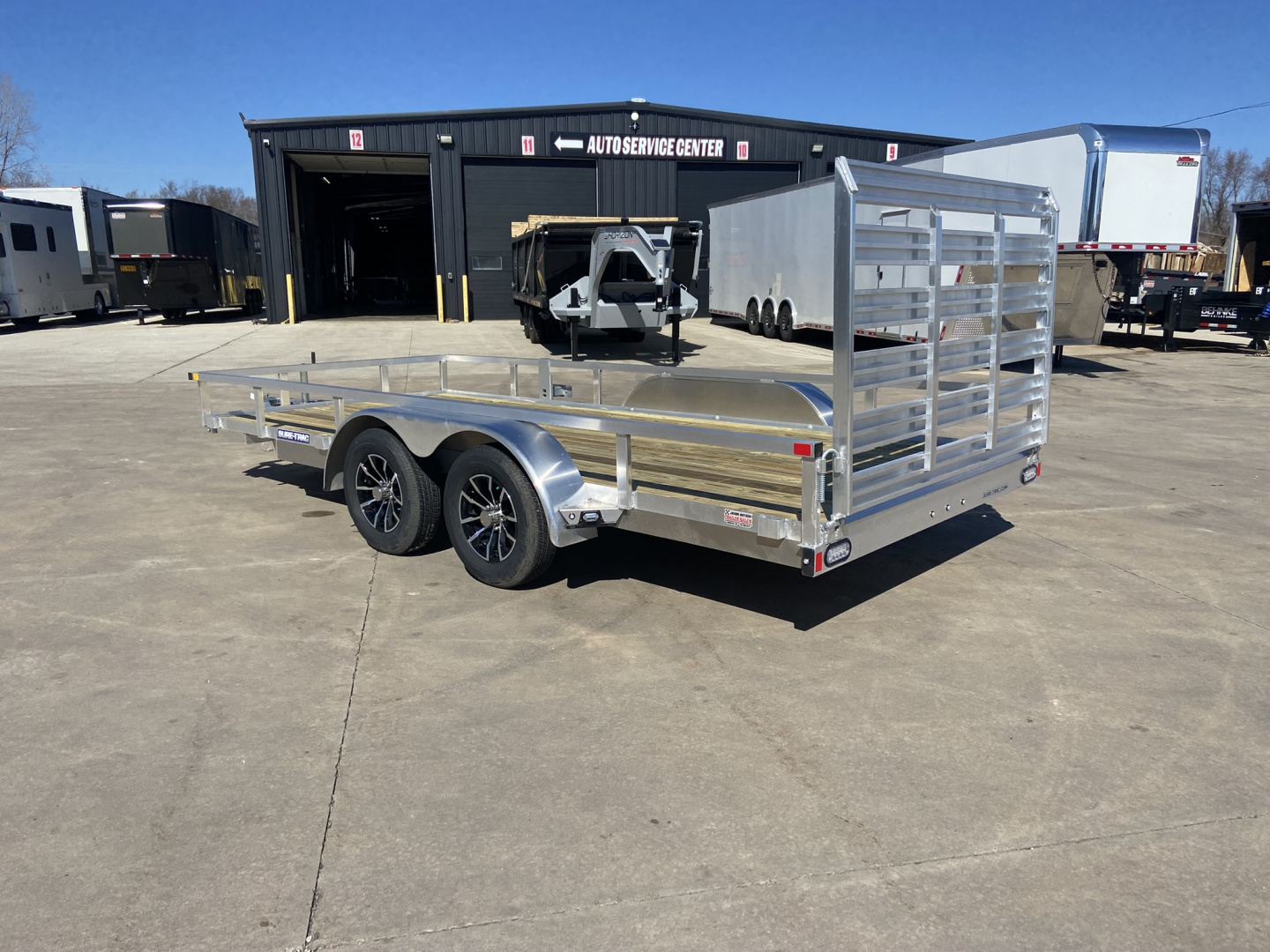 New Sure-Trac 7X16 ALUM TUBE Top Utility Trailer