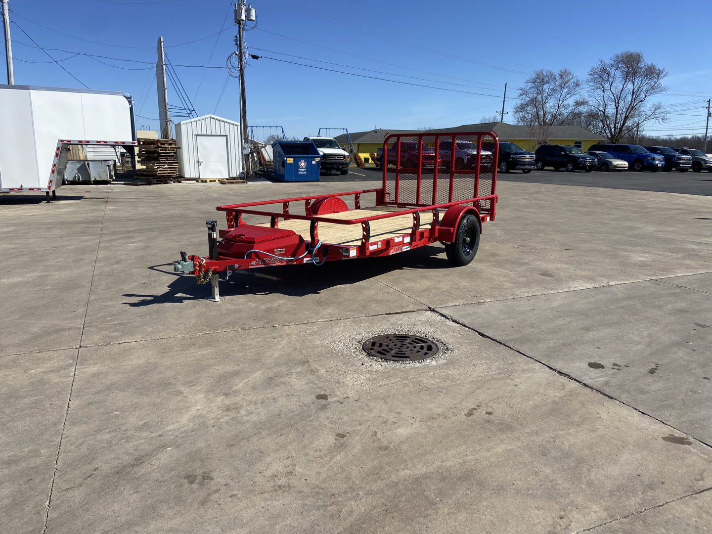 New Horizon 12X83X22" UTZ Utility Trailer