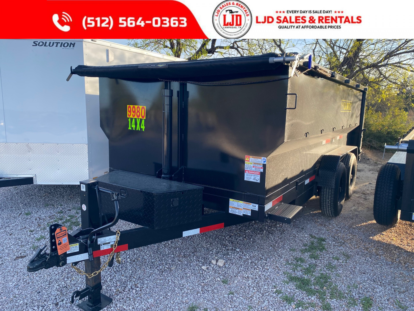 New 2026 US Built - Dump Trailer - 14'x4' - Dump Trailer - 16K GVWR