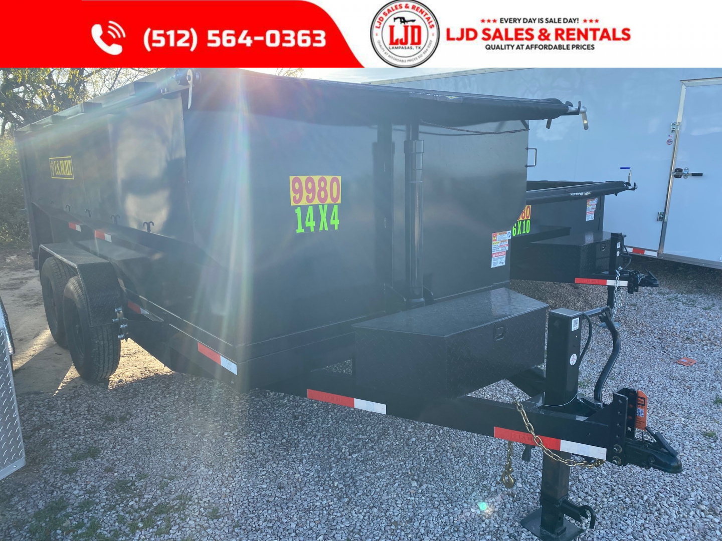 New 2026 US Built - Dump Trailer - 14'x4' - Dump Trailer - 16K GVWR