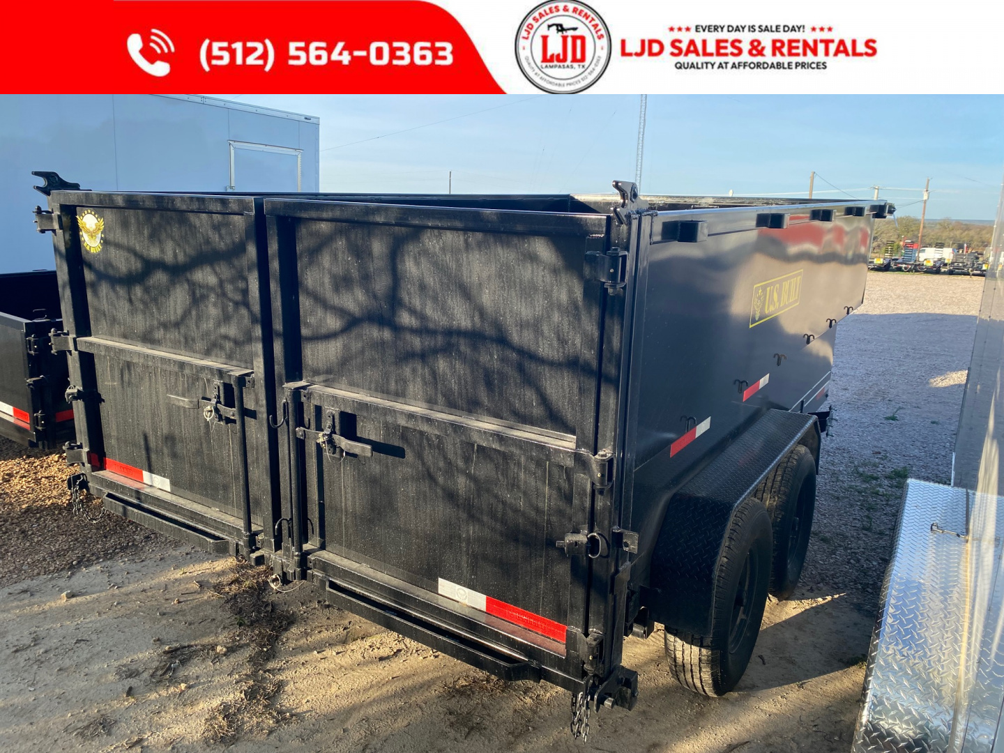 New 2026 US Built - Dump Trailer - 14'x4' - Dump Trailer - 16K GVWR