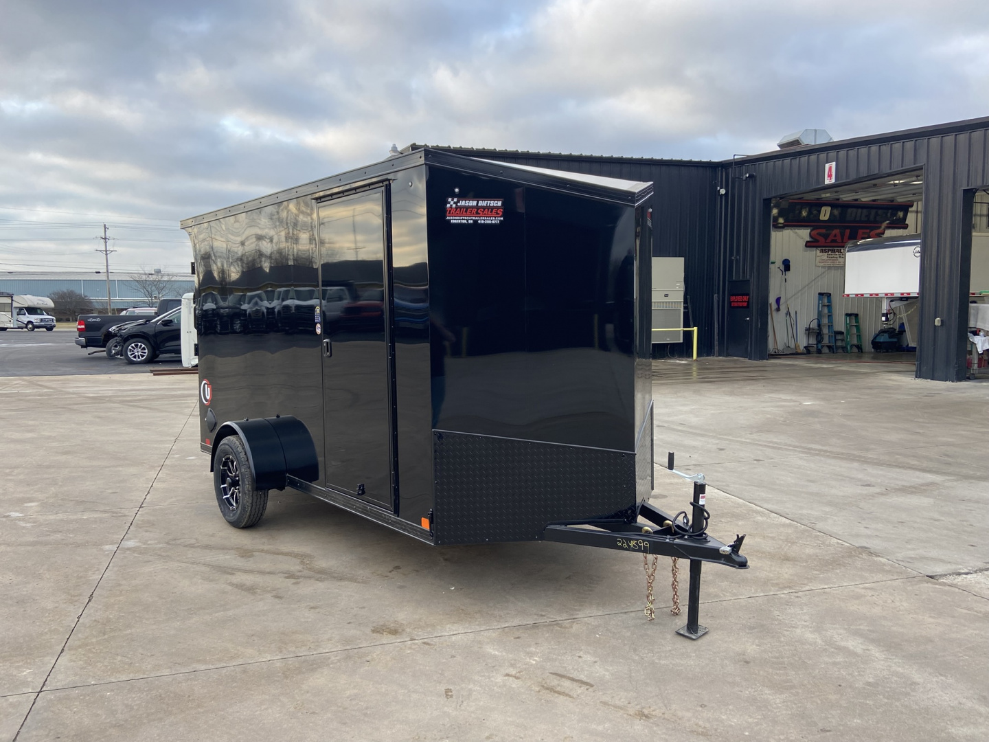 New United UJ 6X12 Cargo Enclosed Trailer
