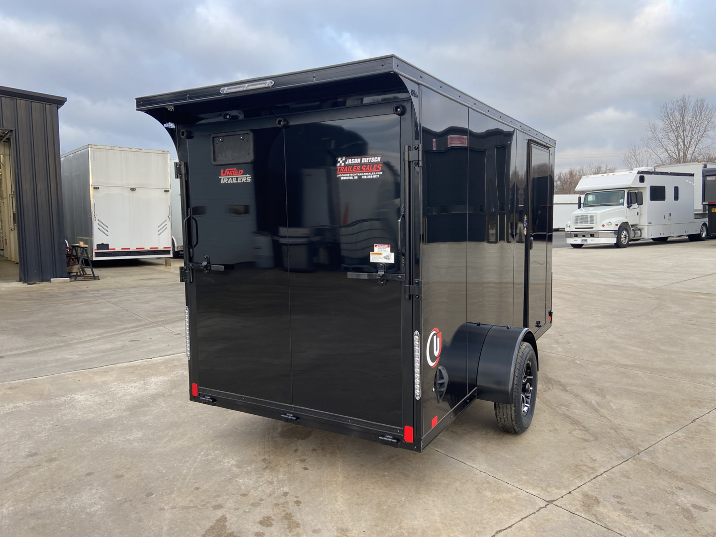 New United UJ 6X12 Cargo Enclosed Trailer
