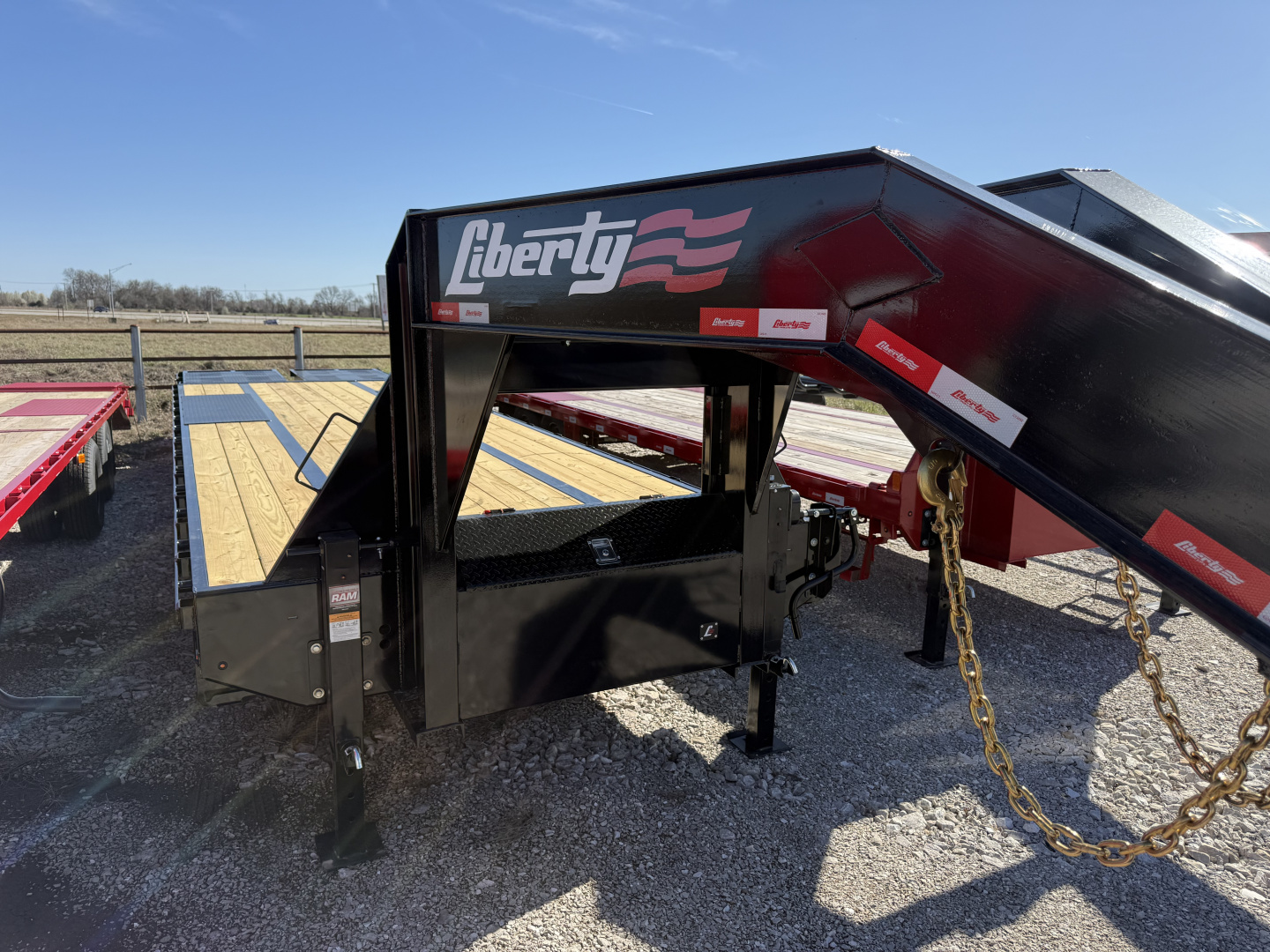 New 2026 Liberty LF22K102X27+5B12GN Flatbed Trailer
