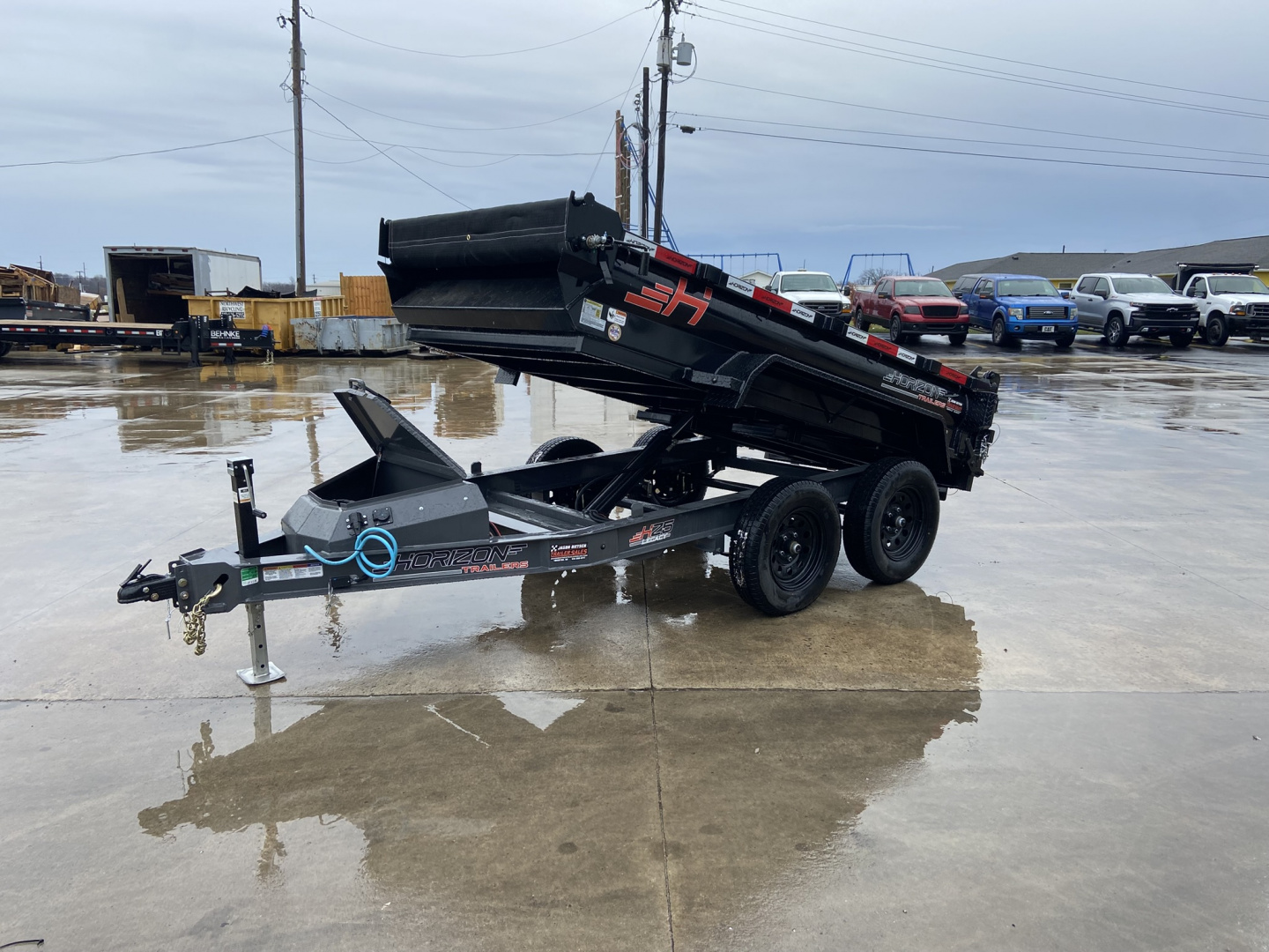 New Horizon 10'X60X18" BP Dump Trailer