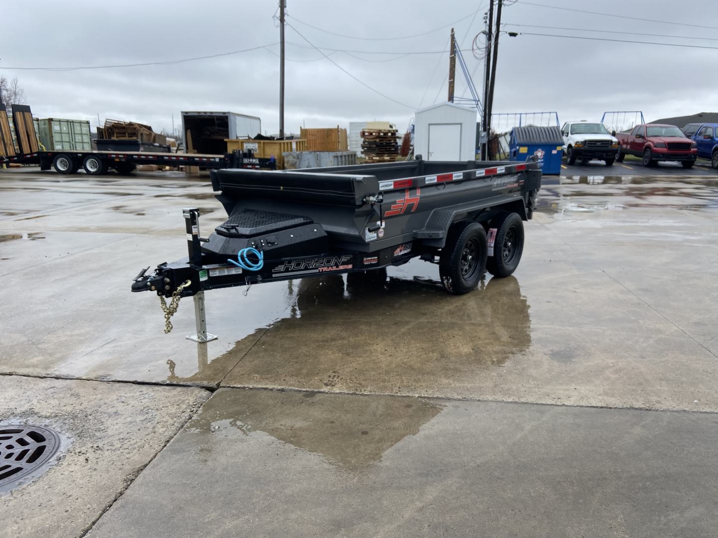 New Horizon 10'X60X18" BP Dump Trailer